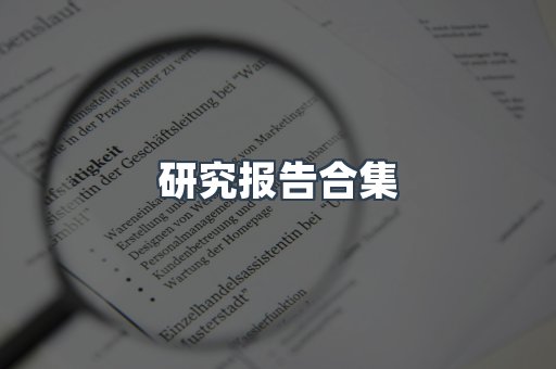 研究报告合集